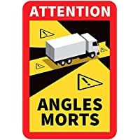 MOMOJIJI Attention Angles Morts Esquinas Muertas sobre Vehículos Pesados para Camión-Pegatina de Punto Ciego en…